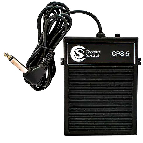 PEDAL SUSTAIN PARA TECLADO CPS 5 CUSTOM SOUND