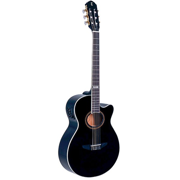 VIOLAO ELÉTRICO TAGIMA NYLON SERIE AMERICA VEGAS BK