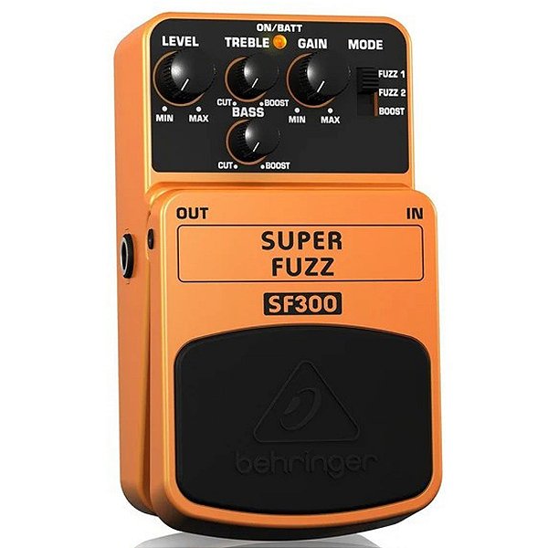 PEDAL EFEITO SUPER FUZZ BEHRINGER SF300 PARA GUITARRA
