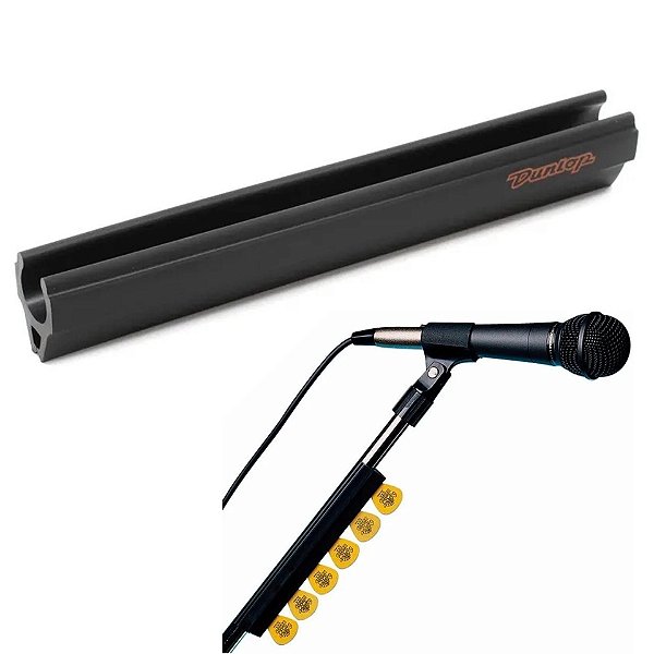 PORTA PALHETA BORRACHA 7" DUNLOP PARA PEDESTAL MICROFONE