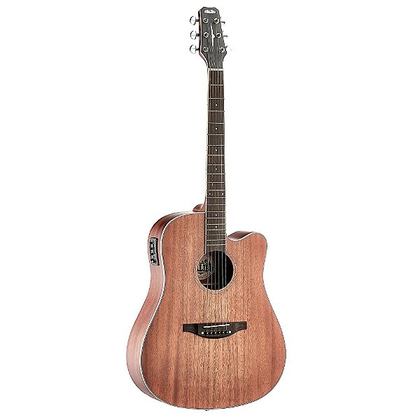 VIOLAO MALIBU ELETRICO FOLK SERIE GRAND CANYON MOGNO