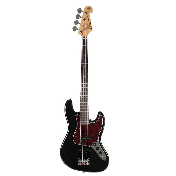 BAIXO SX MODELO JAZZ BASS PASSIVO BD1 BK COM BAG