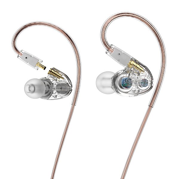 FONE DYLAN DE-225 WHITE IN-EAR-MONITOR PALCO DRIVERS DINAMICOS