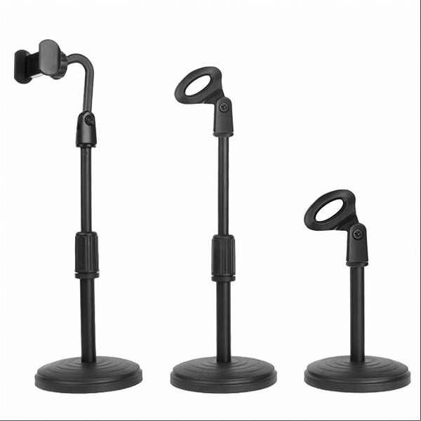 PEDESTAL MESA P/ CELULAR E MICROFONE SMART SM-82
