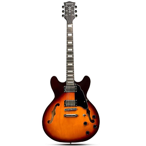 GUITARRA SEMIACÚSTICA WALDMAN CRAFTWOOD GHO100 BLUES JAZZ ROCK