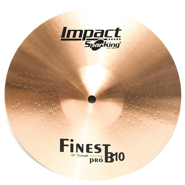 PRATO BATERIA SPANKING SPLASH 12' LIGA B10 IMPACT FINEST PRO