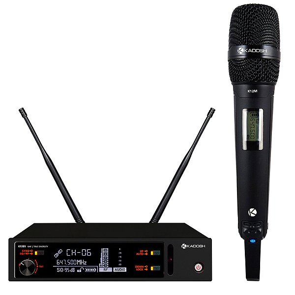 MICROFONE KADOSH SEM FIO K1201M UHF