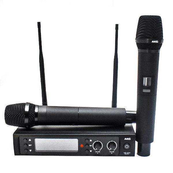 MICROFONE SEM FIO AKG WP300 DUAL DOIS BASTOES CARDIOIDE