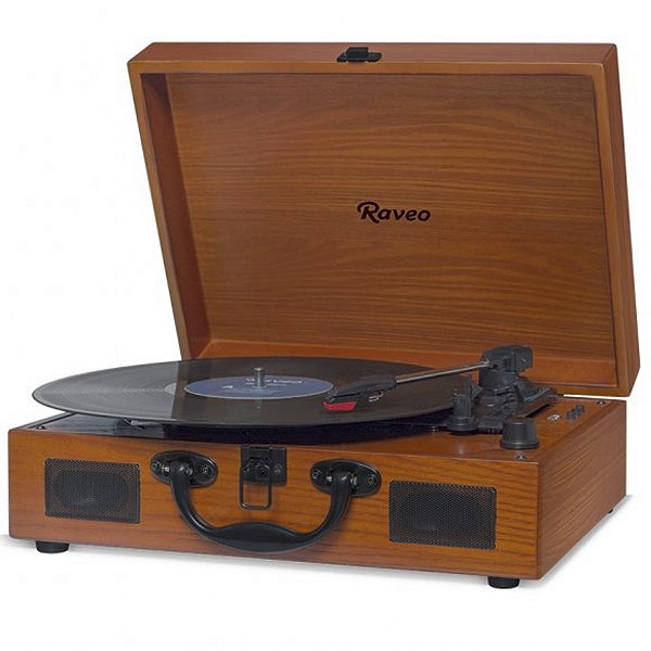 TOCA DISCO RAVEO WOOD, FM, BLUETOOTH REPRODUZ E GRAVA
