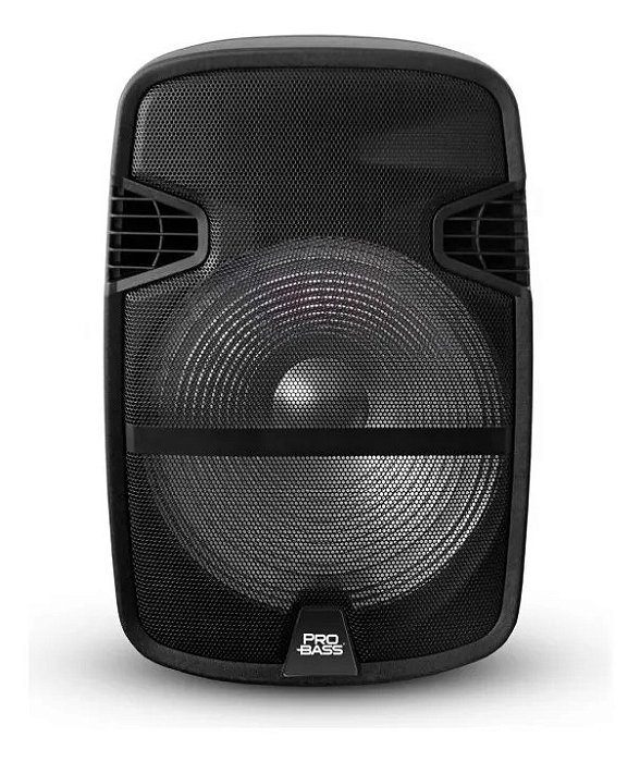 CAIXA ACUSTICA PROBASS STREET 12 PORTATIL + MICROFONE
