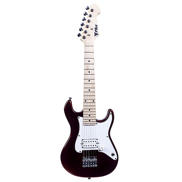 GUITARRA PHX STRATO INFANTIL 1/2 VERMELHA METALICA