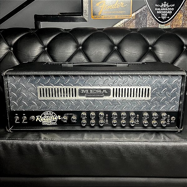 AMPLIFICADOR CABEÇOTE VALVULADO MESA BOOGIE DUAL RECTIFIER 100W