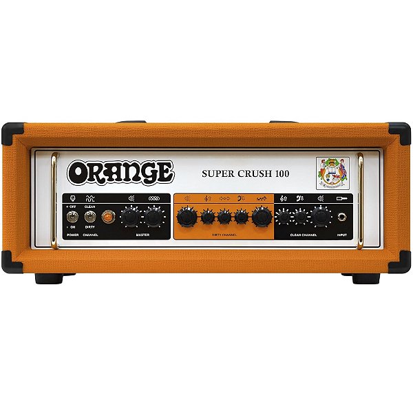 ORANGE SUPER CRUSH 100 GUITARRA AMPLIFICADOR CABEÇOTE