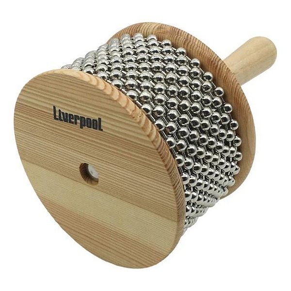 AFUCHE LIVERPOOL GRANDE EM MADEIRA-ARGOLA METAL