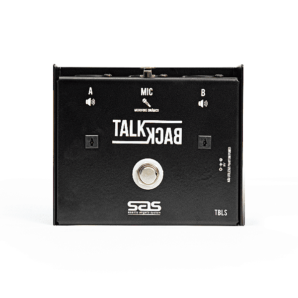 PEDAL TALK BACK SANTO ANGELO COM LED SEM TRAVA MOD TBLS