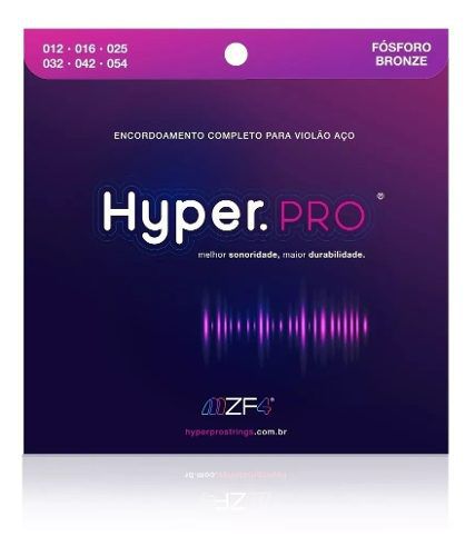 Encordoamento Violão Aço 012 Hyperpro Fósforo Bronze