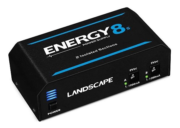 FONTE ENERGY 8S - 2000mA - 2 SECOES ISOLADAS PARA 10 PEDAIS