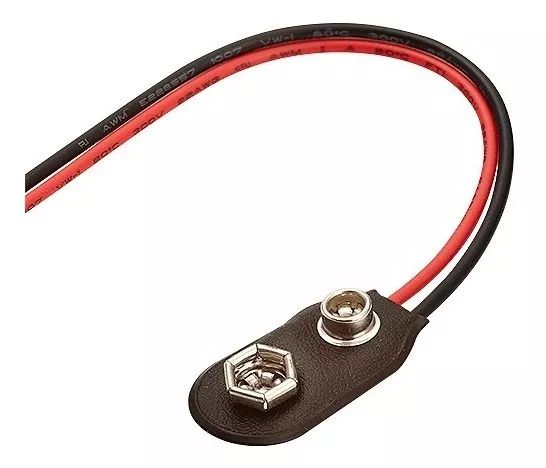 CLIP PARA BATERIA 9V 180 GRAUS