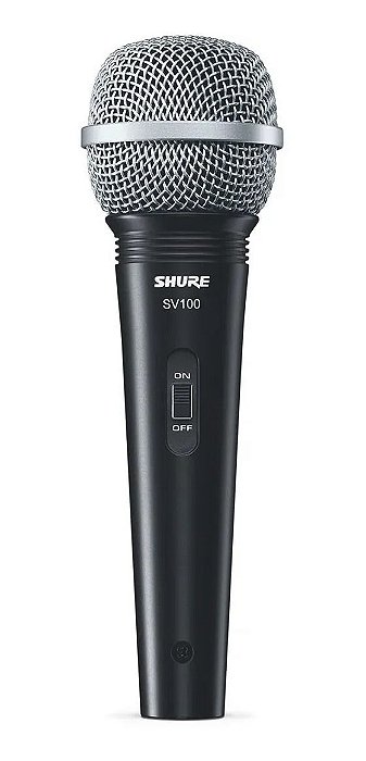 MICROFONE SHURE SV100 UNIDIRECIONAL 2 ANOS DE GARANTIA