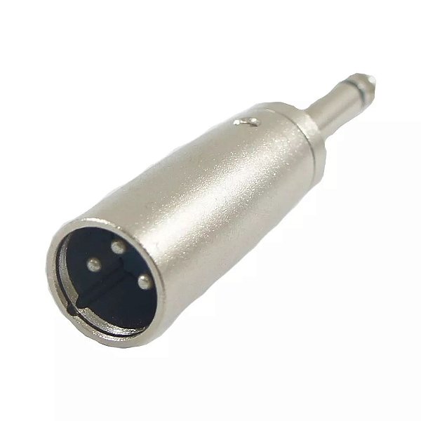 PLUG ADAPTADOR P10 MONO X CANNON MACHO METAL