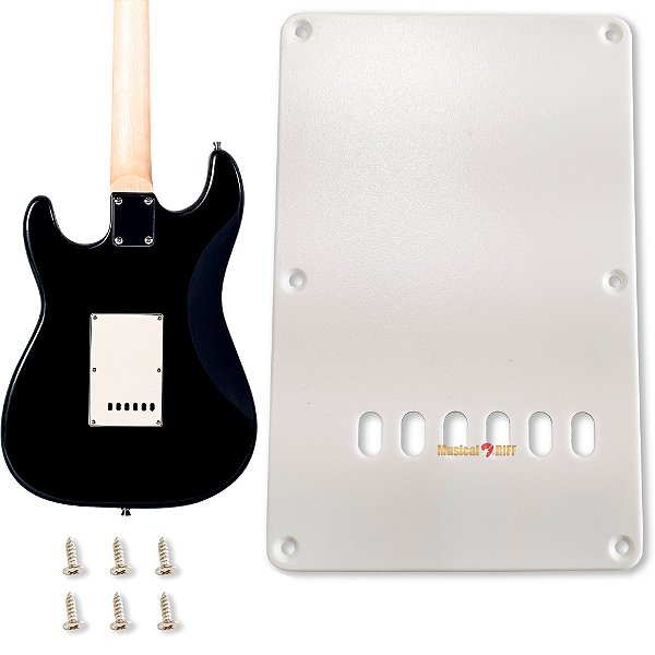 ESCUDO TRASEIRO PARA GUITARRA PL03 BRANCO ANDALUZ