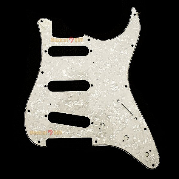 ESCUDO PARA GUITARRA STRATOCASTER 3 SINGLE MADREPEROLA