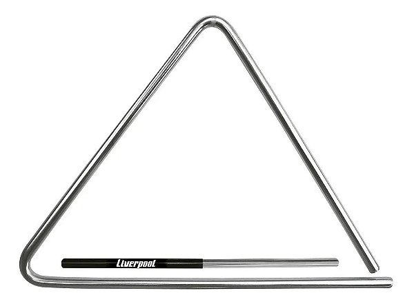 TRIANGULO LIVERPOOL CROMADO 25 TR25 EM AÇO