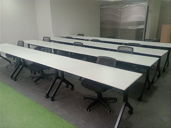 MESA Treinamento REBATÍVEL RETANGULAR MODELO "Y"