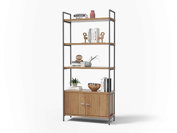 Estante Slim com 3 Prateleiras (MDP 25 mm)