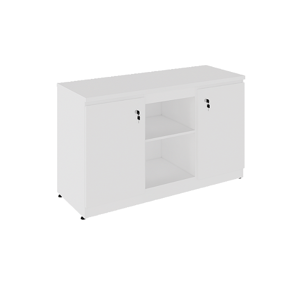 Armário Baixo com Portas de Abrir e Nicho Central