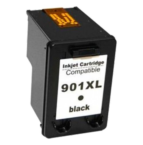 CARTUCHO DE TINTA COMPATÍVEL 901XL 901 CC654AL CC654AB CC653AB PRETO | OFFICEJET J4660 12ML