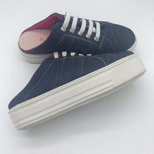 tenis mule jeans