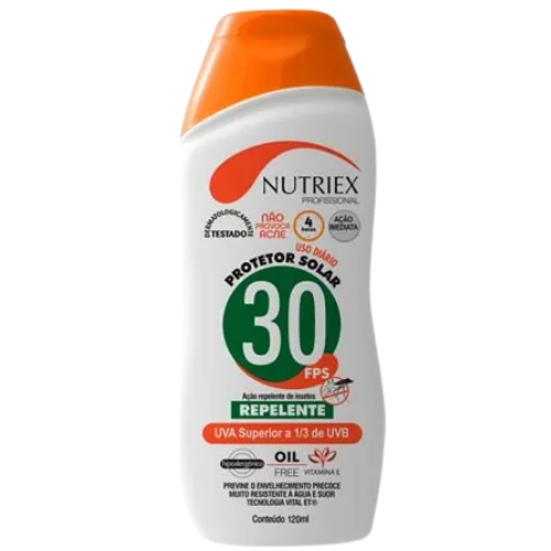 PROTETOR SOLAR NUTRIEX FPS30 COM REPELENTE 120G