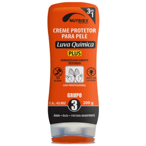 Creme Protetor Luva Química Grupo 3 200g