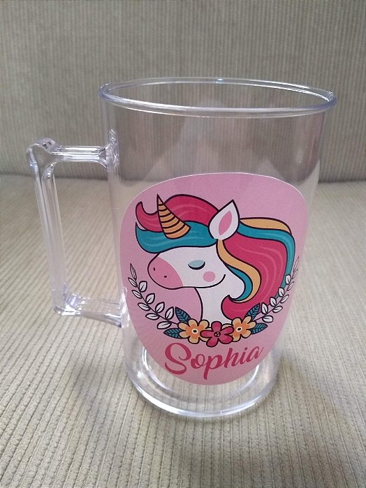 Caneca em acrílico