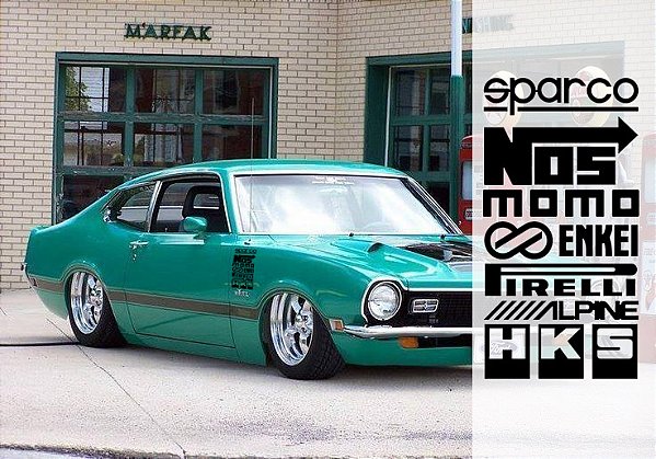 Adesivo Carro Tunning DTF UV Alta Resistência