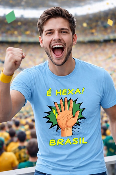 Camiseta HEXA Copa do Mundo 2026