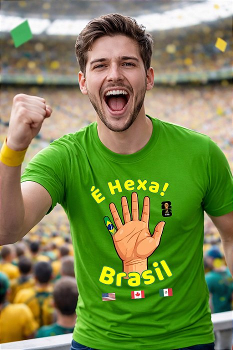 Camiseta HEXA Copa do Mundo 2026