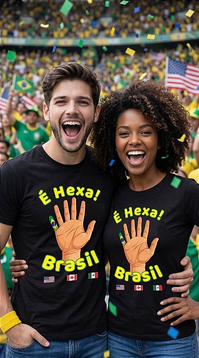 2 Camisetas Pretas COPA 2026 - R$49 cada