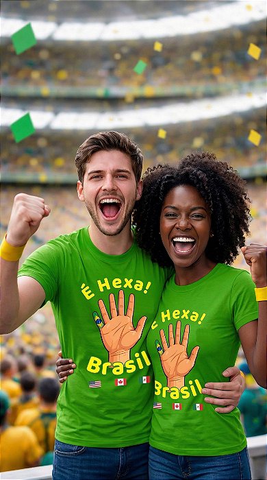 2 Camisetas Verdes COPA 2026 - R$49 cada