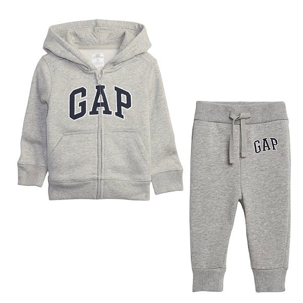 Conjunto Gap Menino Agasalho e Calça Cinza