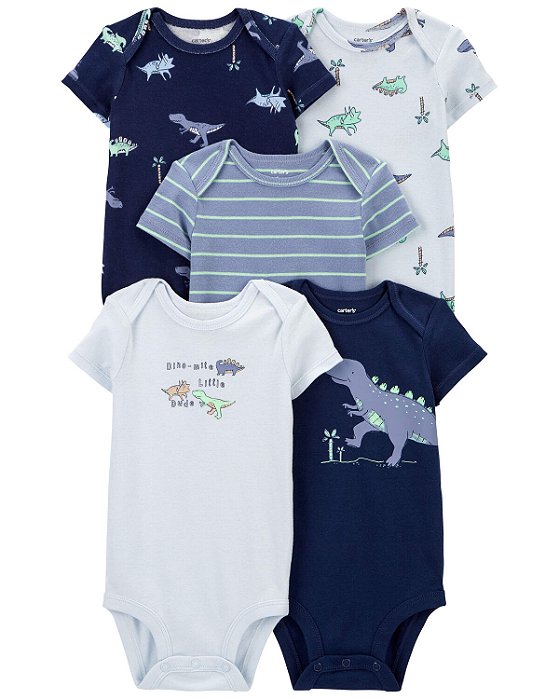 Kit de Body´s Dinossauro azul / Nova coleção