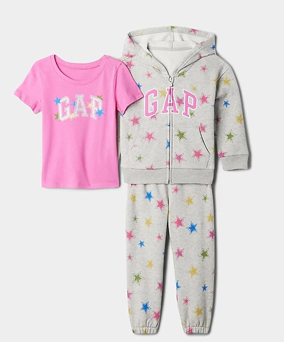 Conjunto Moletom GAP Menina e camiseta GAP
