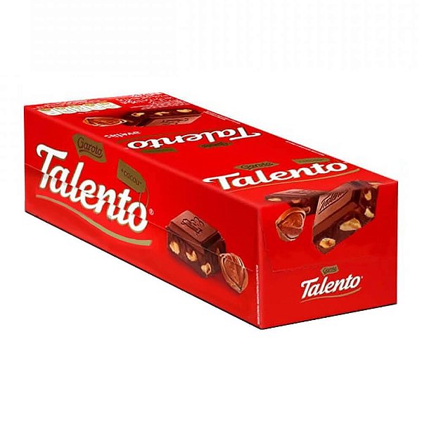 Caixa Chocolate Mini Talento Avelã com 18 displays (15 x 25g) - Garoto