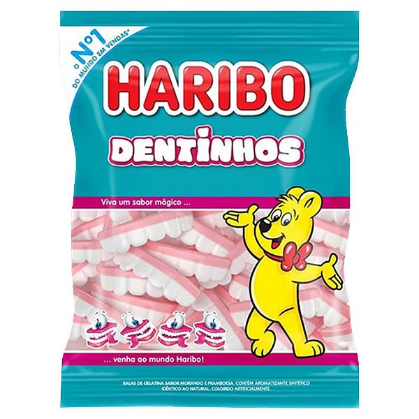 Bala Gelatina Dentinhos 250g - Haribo