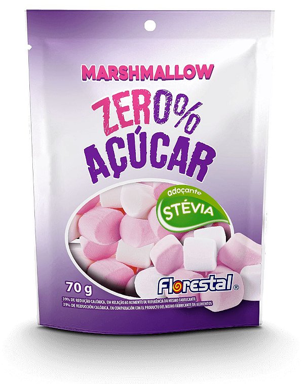 Marshmallow Zero Açucar 70g - Florestal