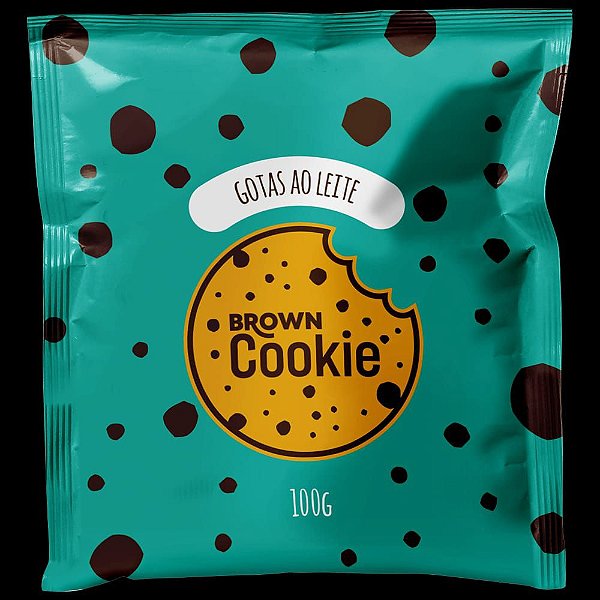 Cookie Gotas ao Leite 100g - Brown Cookie