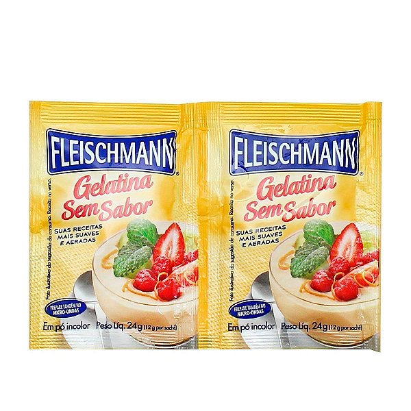 Gelatina Sem Sabor 24g - Fleichmann