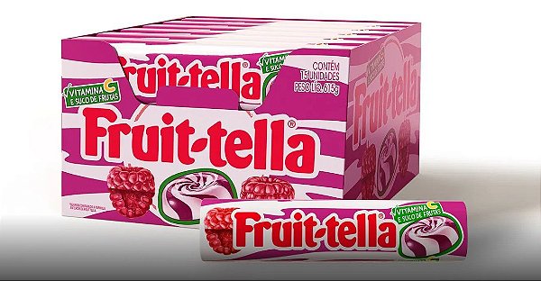 Bala Fruittella Framboesa (15 unidades) 615g - Perfetti