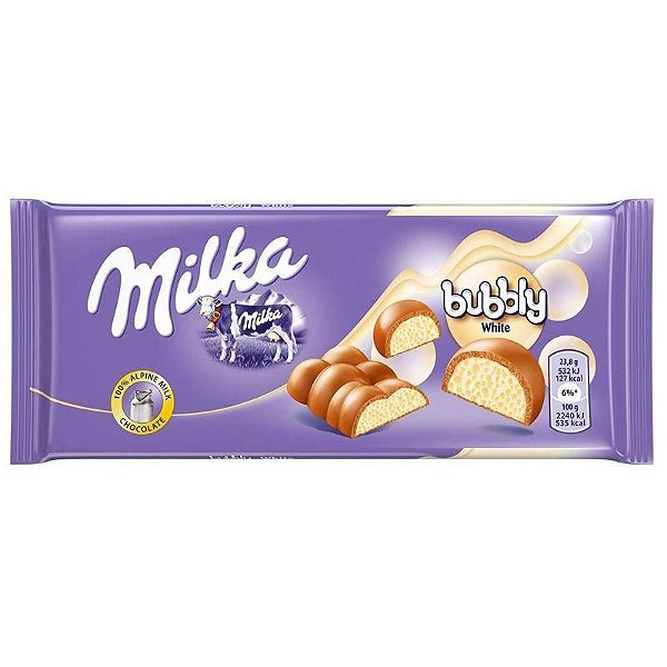 Chocolate Bubbly White  95g - Milka